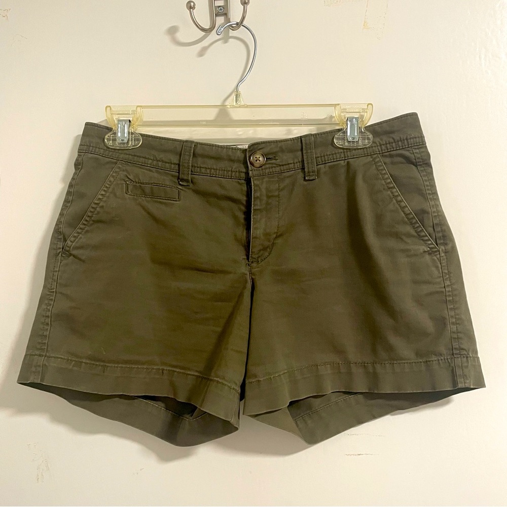 Old Navy Dark Green Short Cargo Shorts